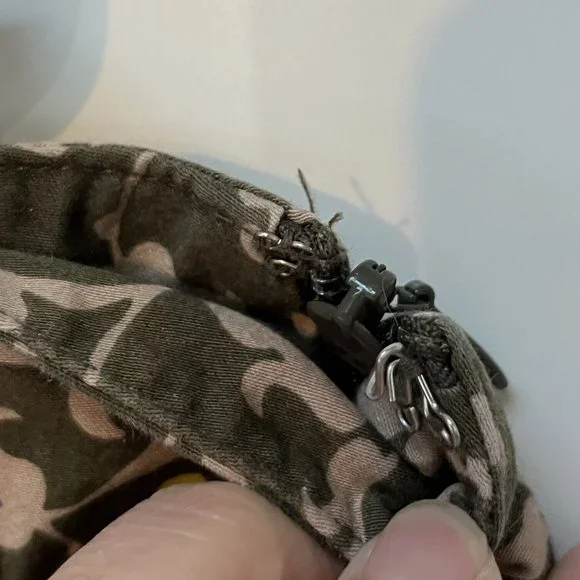 Lizgolf Athletic Skort Floral Sportswear Womens Sz 8 Olive Green Trimmed Lined - Picture 5 of 6